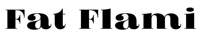 Fat Flamingo 5 font